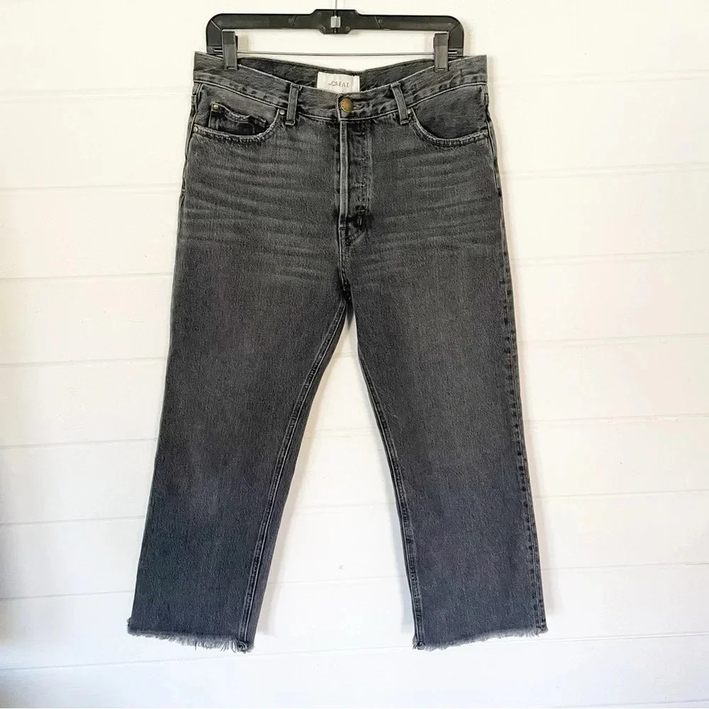 The Great. The Wayne Jean High Rise Slouchy in Onyx Wash Size 27 (waist 32”) - Picture 5 of 15